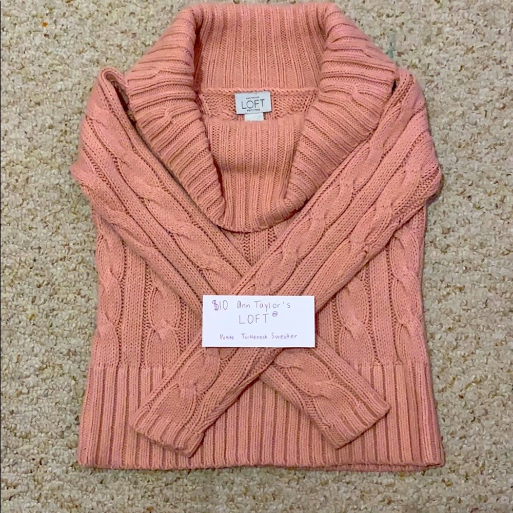 Ann Taylor’s Loft Petite Turtleneck Sweater